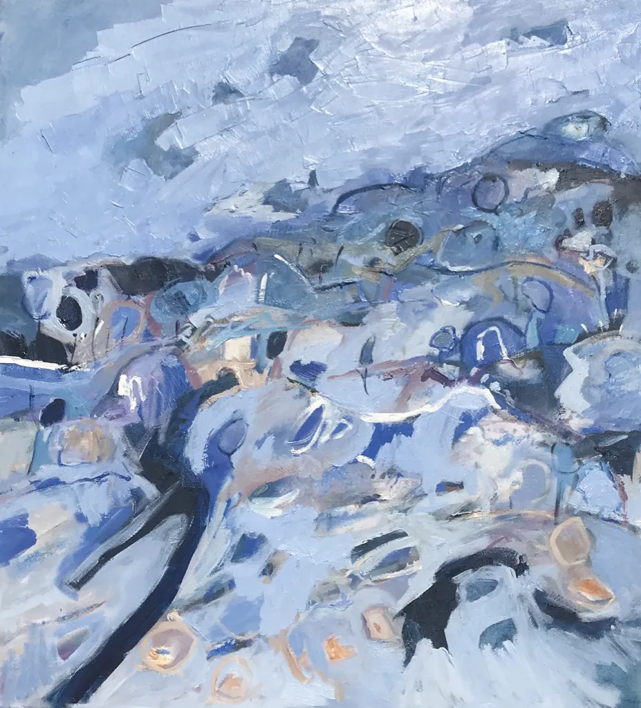 Blue Topography - Roseanne Watson